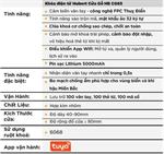 Khóa cửa gỗ LXR.HB-CG65 có chuông cửa