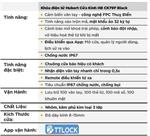 Khóa cửa kính LXR.HB-CK79F BLACK (TTLock) có FaceID