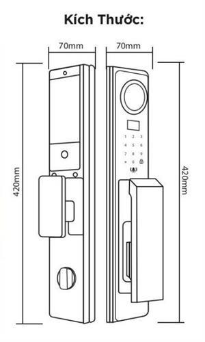 Khóa cửa gỗ LXR.HB-CG89VF (camera kép)