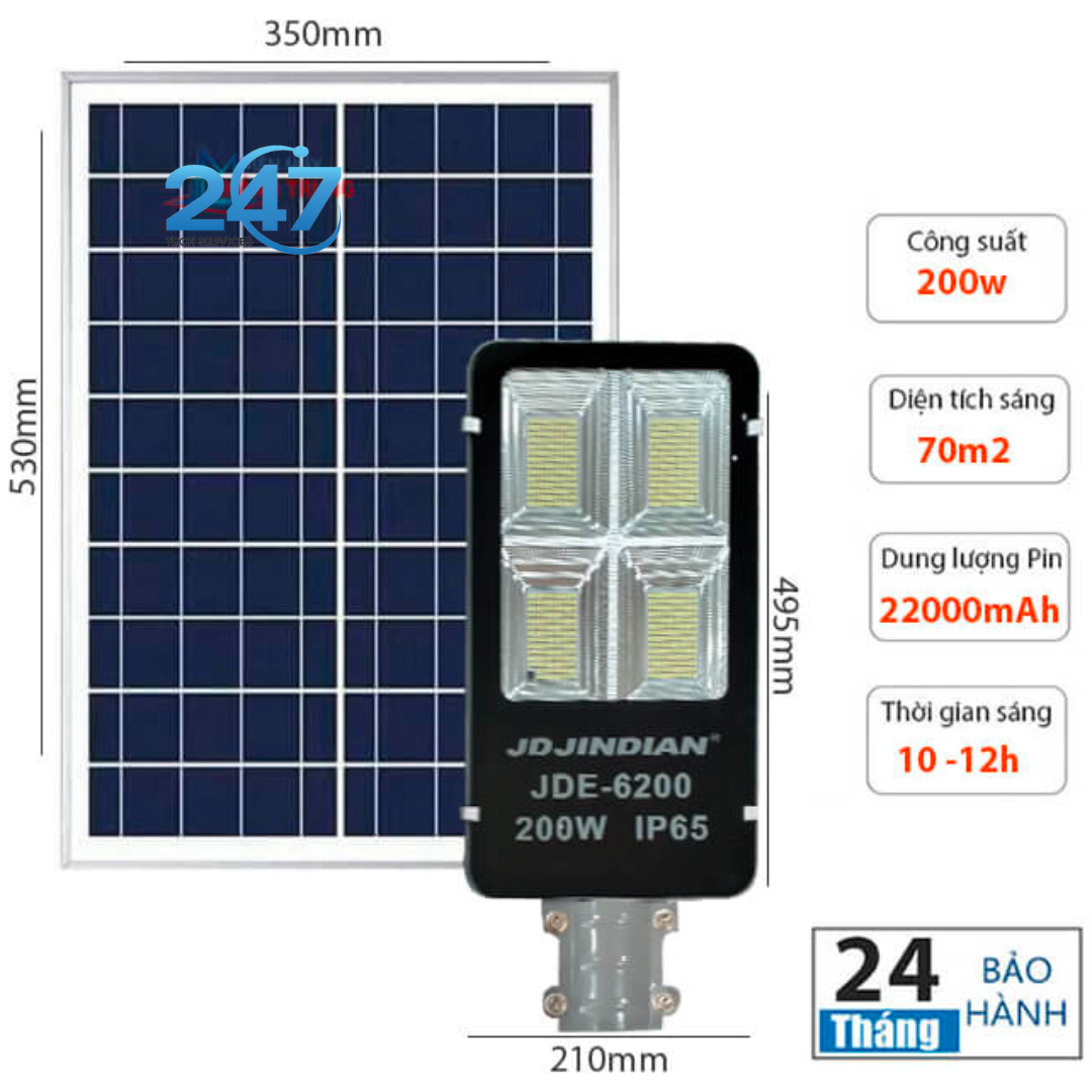 Đèn Đường 200W JDE - 6200